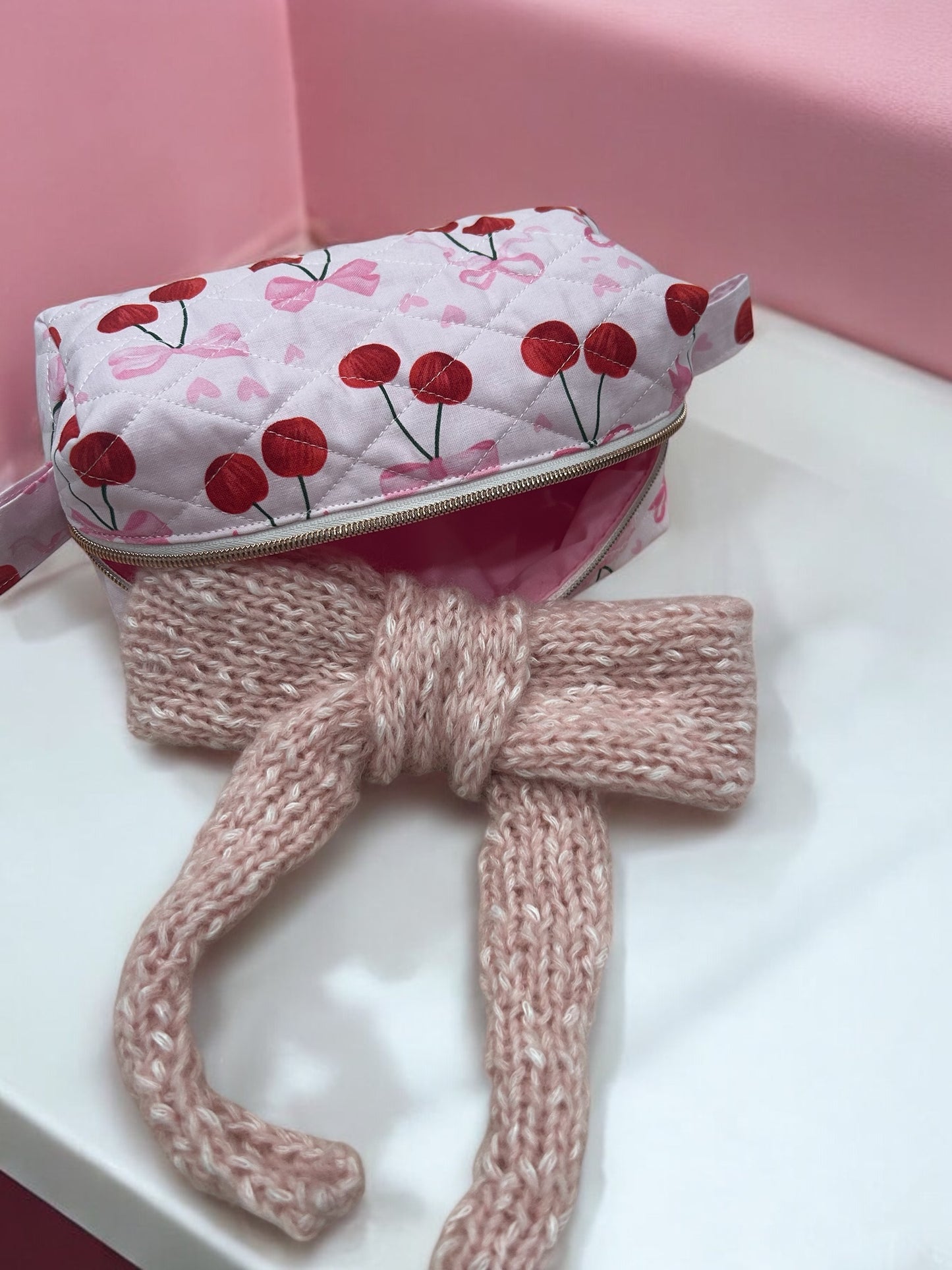 Cherry Bliss Zipper Pouch