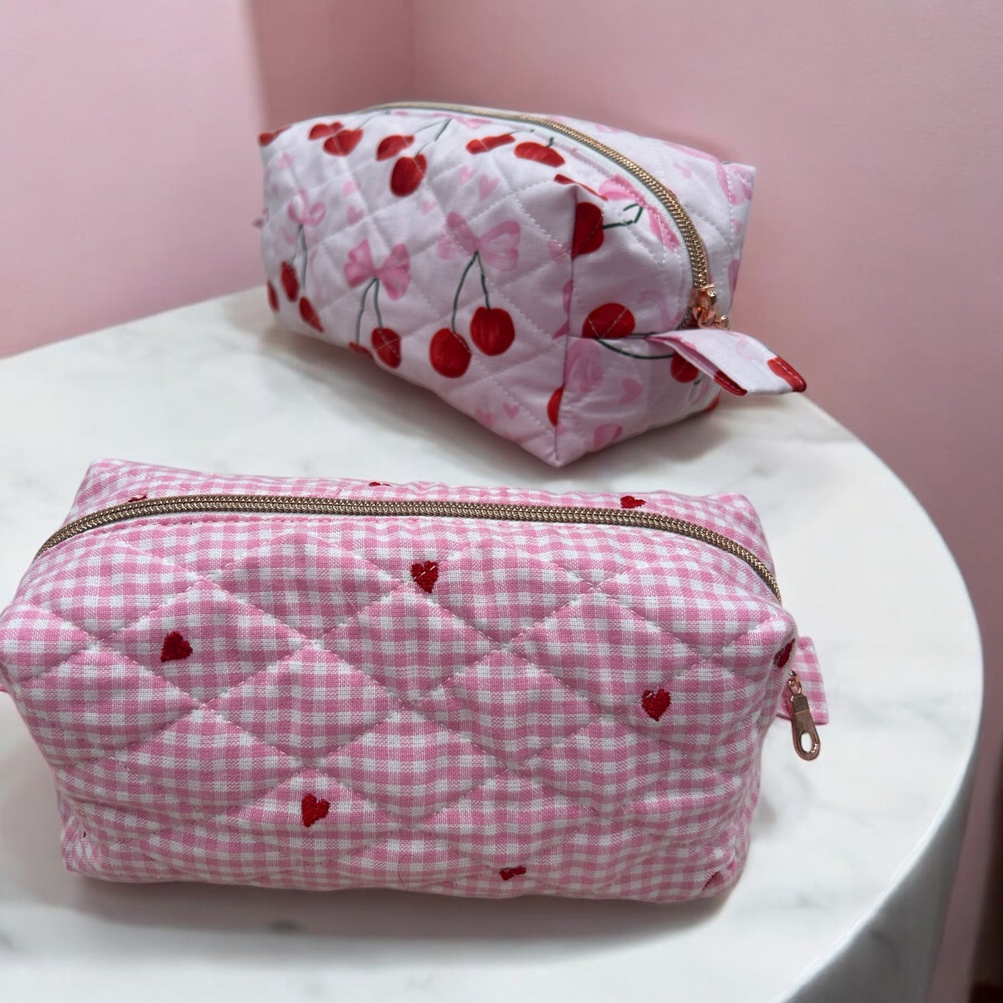 Cherry Bliss Zipper Pouch